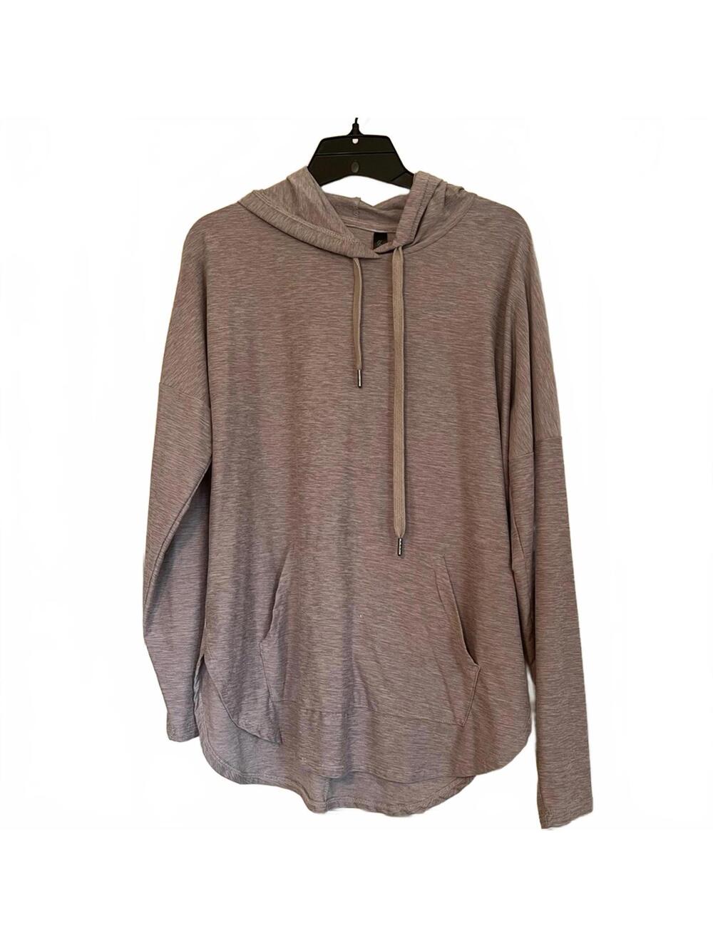 Kyodan Women’s Heathered Taupe Hoodie Athleisure Pullover